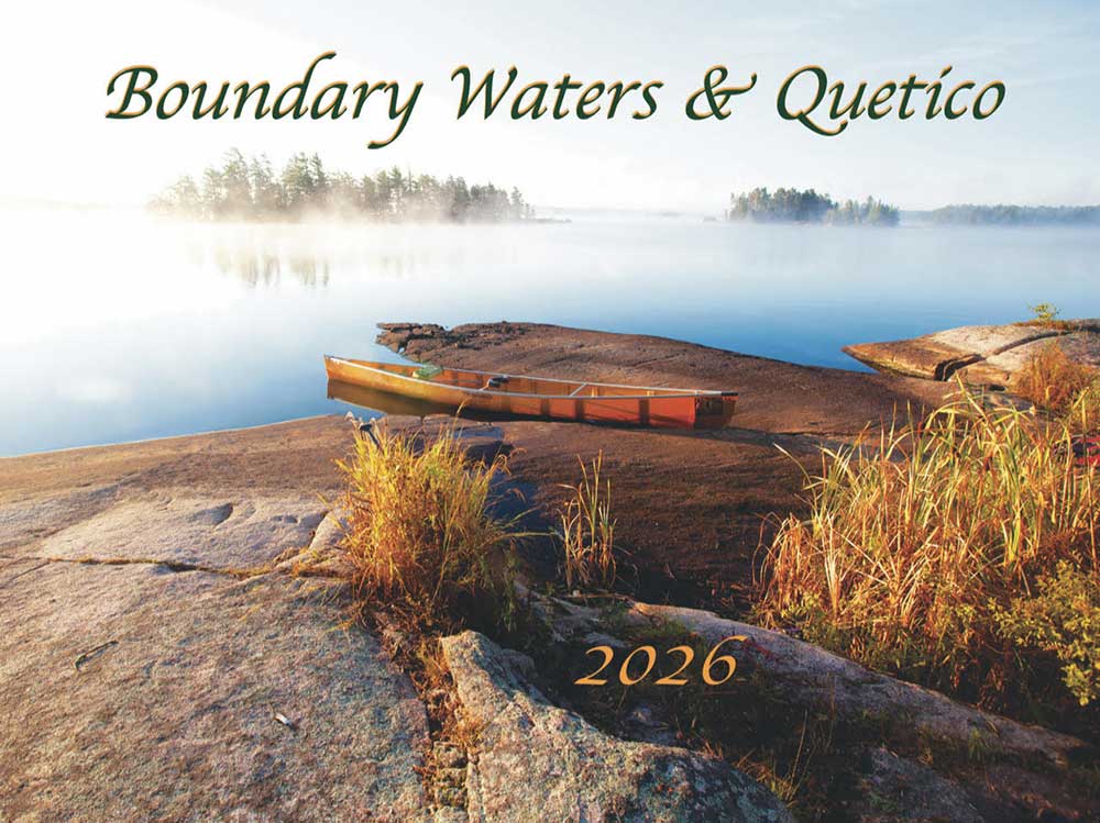 Boundary Waters & Quetico Calendar 2026 Cover